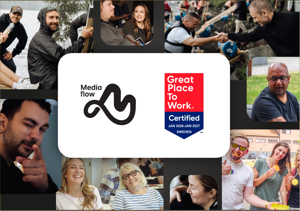 Mediaflow är Great Place to Work-certifierade