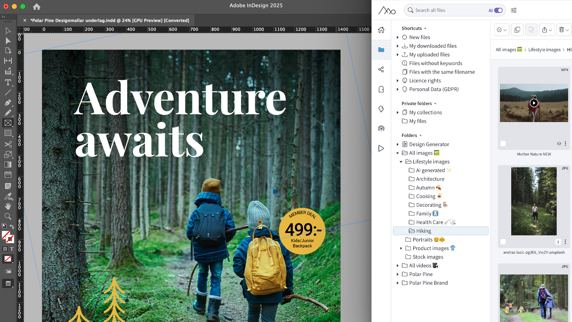 Så samarbetar ni i Indesign och slipper brutna länkar