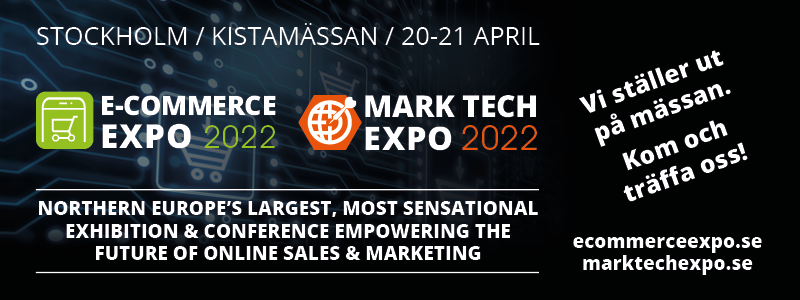Kom och träffa oss på Retail Tech / Mark Tech 20-21 april!